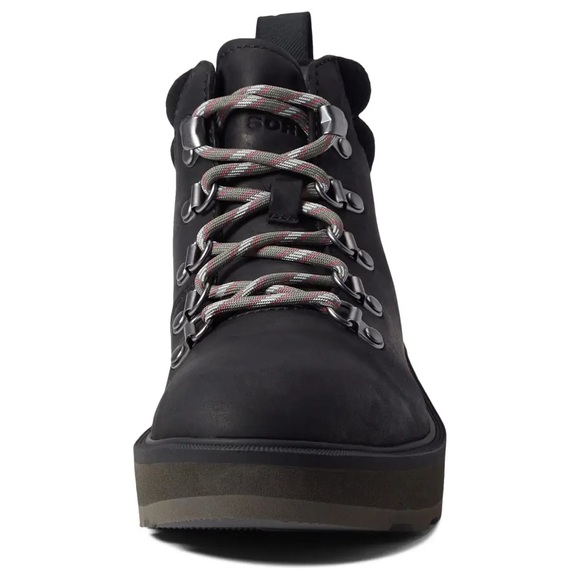 Sorel Genuine Leather Water Repellent Hi-Line™ Hiker Boots Black - Picture 8 of 16